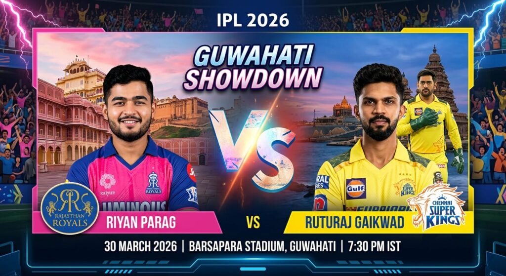 RR vs CSK IPL 2026 Riyan Parag Ruturaj Gaikwad