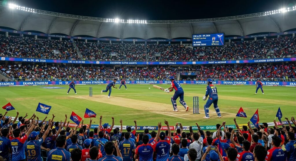 LSG vs DC IPL 2026 Match at Ekana Stadium