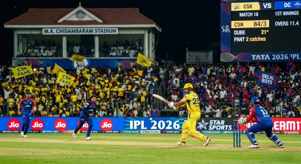 CSK vs DC ​IPL 2026