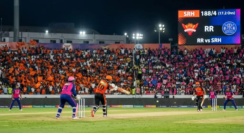 SRH vs RR TODAY MATCH